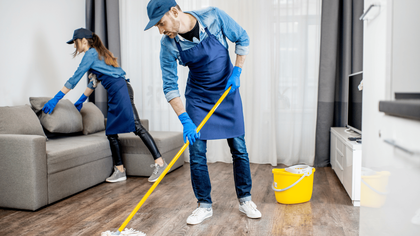 An image of a house cleaning service.